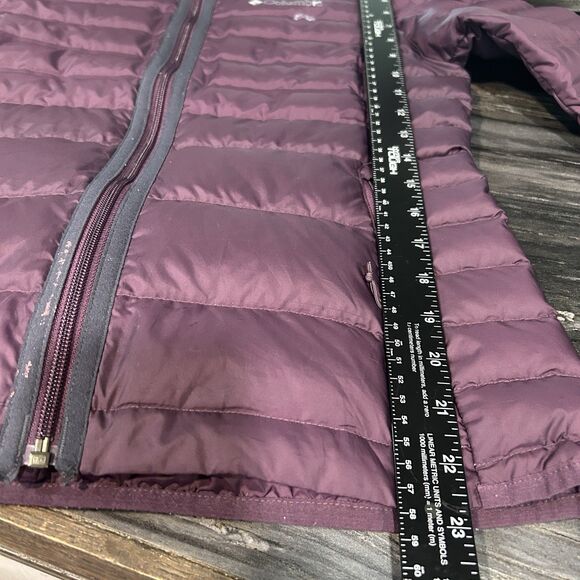 Columbia Women’s Puffer Jacket Extra Small Purple Warm Layering Zip Pockets - Picture 15 of 16